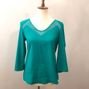 NWOT Express sweetheart top in green